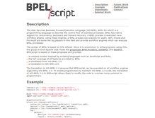 Tablet Screenshot of bpelscript.org